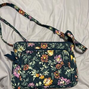 Vera Bradley purse in fresh cut floral green